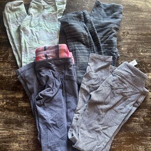 Ivivva Kids Leggings Set - Gray, Pink, Black